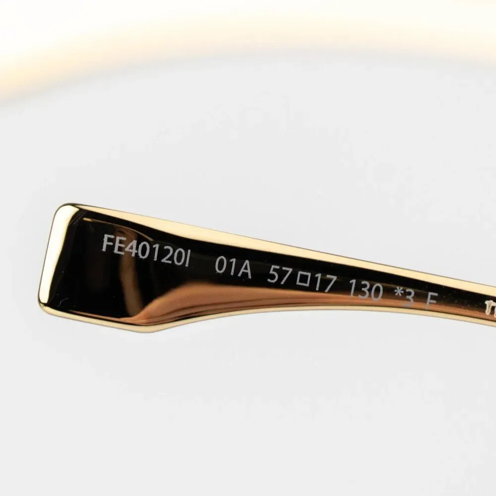 Fendi SHADOW Men Sunglasses Oval Black Smoke Grey FE40120I 01A BRAND NEW
